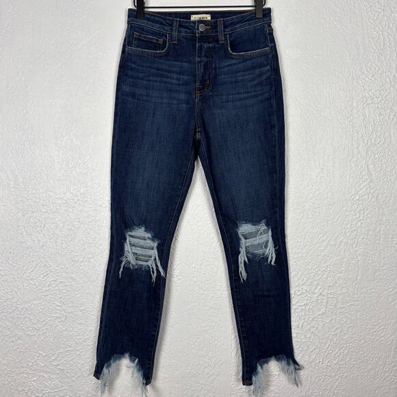 L'AGENCE High Line Distressed Skinny Jeans Size 26 - Picture 2 of 5